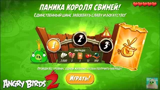 King Pig Panic/Паника короля свиней! 23/09/2021 Angry Birds 2.