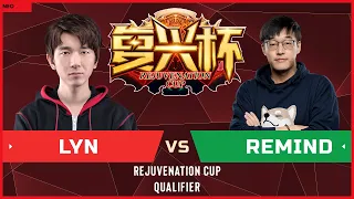 WC3 - Rejuvenation Cup - Qualifier: [ORC] Lyn vs. ReMinD [NE] (Semifinal)
