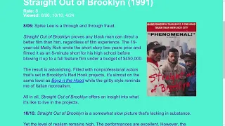 Movie Review: Straight Out of Brooklyn (1991)