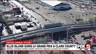 Hotel-casino sues Las Vegas Grand Prix, Clark County over traffic issues