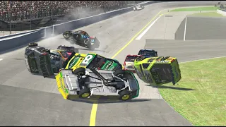 HUGE PickUp Cup Crash at Daytona (5 Flips!) - iRacing