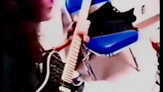 Eddie Van Halen plays Deep Purple Ritchie Blackmore EVH Fender Guitar Rare