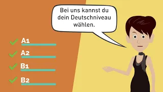 Deutsch lernen mit Dialogen! Wähle dein Deutschniveau A1, A2, B1, B2 oder C1