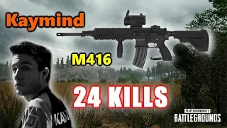 Kaymind - 24 KILLS - M416 - SOLO - PUBG