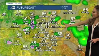 Denver weather: 70s Saturday with a chance of afternoon showers