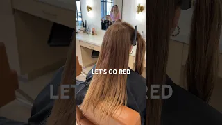 Red 👩🏻‍🦰 #hair #hairstylist #hairdresser #redhair #redkenshadeseq #redken #salon #blonde #redhead