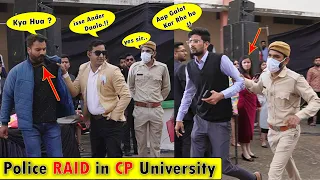 Fake Police Prank in CAREER POINT UNIVERSITY | Bhasad New | Pranks ka Baap