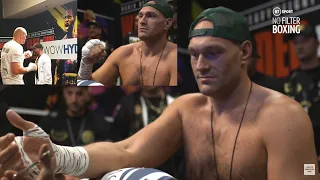 Tyson Fury CHEATING in Dressing Room LOADING UP his Gloves vs Deontay Wilder EXPOSED with NSC Camera