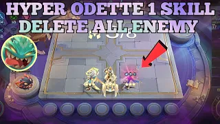 Tharz Skill 3 Hyper ODETTE 1 SKILL DELETE All Enemy New Meta New Strategy | Magic Chess 2023 | MLBB