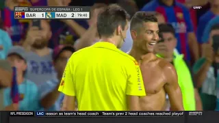 Cristiano Ronaldo score Amazing Goal   Barcelona vs Real Madrid 1 3   13 August 2017