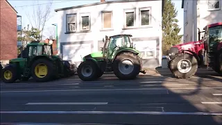 Bauern Demo #1 (Trecker Demo) am 21.01.2020 vor dem WDR in Bielefeld