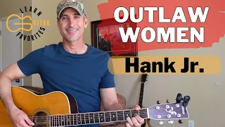 Outlaw Women - Hank Williams Jr. Guitar Lesson | Tutorial