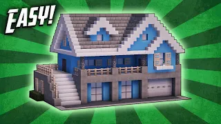 Minecraft: How To Build A Suburban House Tutorial (#6)