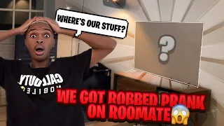 WE’VE BEEN ROBBED PRANK ON MY HOUSEMATE (Gets Heated) | Reggie Mohlabi