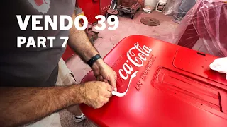 Paint & Vinyl Peel Process | 1951 Vendo 39 Coke Machine Restoration