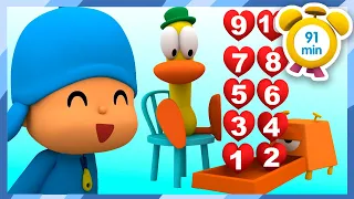 🔢 POCOYO in ENGLISH - Learn NUMBERS [91 min] Full Episodes |VIDEOS and CARTOONS for KIDS