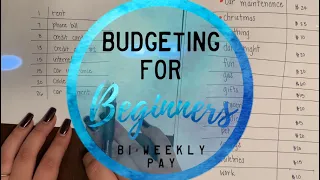 Budgeting for Beginners; Cash Envelope System | BI-WEEKLY PAY | BudgetWithBri