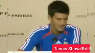 Novak Djokovic Roland Garros 2006 press conference