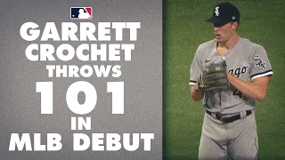 White Sox Garrett Crochet makes his MLB debut and throws 101 mph! (Drafted in 2020 too!)