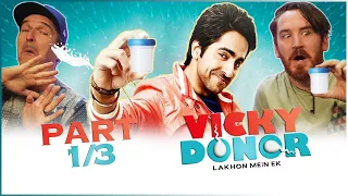 VICKY DONOR Movie REACTION Part 1/3! | Ayushmann Khurrana | Shoojit Sircar