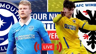 WE WON FOUR NIL! | PORTSMOUTH 4-0 AFC WIMBLEDON | EFL LEAGUE ONE Highlights HD