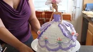 How To Make A Barbie Cake / Cake Decorating