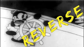 REVERSE - Bosko Shipwrecked!  - 1931  - Bosko - Looney Tunes