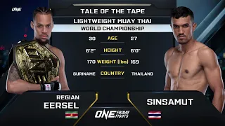 Regian Eersel vs. Sinsamut Klinmee | ONE Lumpinee Full Fight (March 17, 2023)