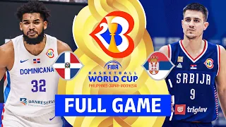 Dominican Republic v Serbia | Full Basketball Game | FIBA Basketball World Cup 2023