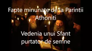 9 Vedenia unui Sfant purtator de semne - Fapte minunate de la Parintii Athoniti