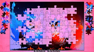 puzzle #1007 gameplay || hd colorful cute owls pair birds jigsaw puzzle || @combogaming335