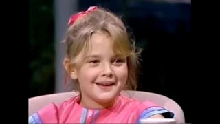 Drew Barrymore Rare Interview from age 7 to 15 Evolution