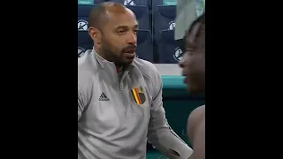 this is why lukaku is performing at that  level he's brilliant because of Henry's advice