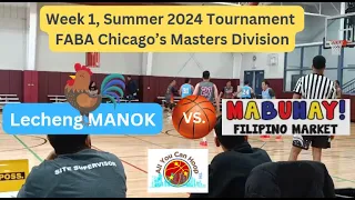 MABUHAY Filipino Market vs. LECHENG Manok - Summer 2024 Tournament, FABA Chicago, Week1