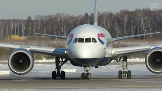Самолет Мечты - Boeing 787 Dreamliner, Домодедово 2021.