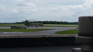 Chinook CH-47 taxi and takeoff