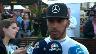 2016 Australia Post Race: Lewis Hamilton: It felt great to recover from pretty bad start