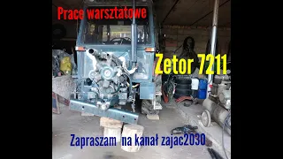 #1 Prace warsztatowe część 1/Remont Zetora 7211/Usuwanie luzów przedniej osi/Go Pro Hero 7 Black