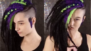 Hair Transformation - Radioactive Witch