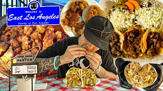 EAST LOS ANGELES MEXICAN FOOD TOUR// CHILAQUILES BURRITO, TACOS, GUISADOS, PORK LENGUA, STREET FOOD