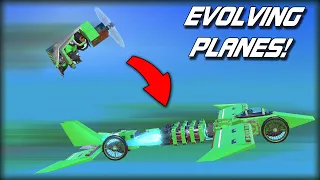 Evolving the Best Planes by Survival of the Fittest! (Trailmakers Multiplayer Gameplay)