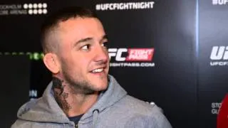 Mike Wilkinson during UFC Sweden media days