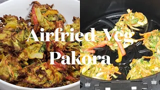 Air Fryer Mixed Vegetable Pakora | Airfryer Vegetable Pakoda |  मिक्स वेज पकोड़े | Let's Cook For Us
