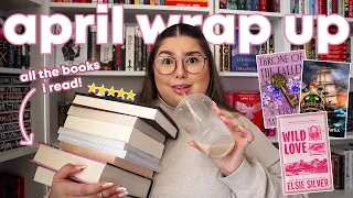 everything i read in april 🧚🏻‍♀️✨ new releases, favorite books, and some flops!