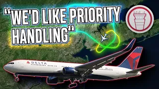 CHUTE HAPPENS: Delta 767's Return After Escape Slide Deploys In-Flight [ATC audio]