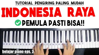 Tutorial Piano Pengiring Indonesia Raya, PEMULA PASTI BISA!! | Belajar Piano Eps. 3
