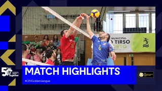 Highlights | Portugal vs. Romania I CEV Volleyball European Golden League 2023