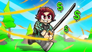Buying The Most OVERPOWERED SWORD In Roblox Demon Slayer!