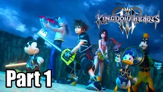 Kingdom Hearts 3 [PS4 PRO] English Walkthrough Part 1 - Introduction & Tutorial (No Commentary)