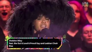 Sheldon Riley - performs “rise” by“Katy perry”at Sydney world pride festival 2023 (full performance)